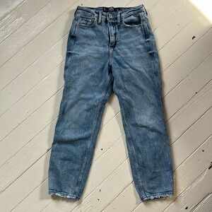 Hollister ultra high rise mom jean.